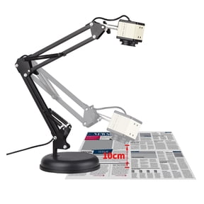 A3 Document Scanner Camera & Webcam With Auto-, 8MP Webcam For Teacher Works With Mac Windows Chrome ,High-Speed Capture