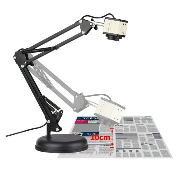 A3 Document Scanner Camera & Webcam With Auto-, 8MP Webcam For Teacher Works With Mac Windows Chrome ,High-Speed Capture