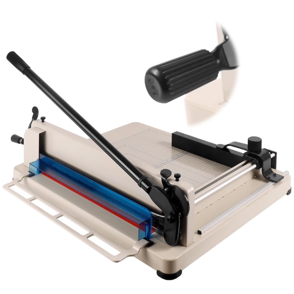 A3 Heavy Duty Paper Cutter, High Precision Thick Stack Trimmer with Safety Lock and Labor-Saving Handle, 1.6in Ultra Thick Cutting Capacity for Office Document Sorting and Craft Making