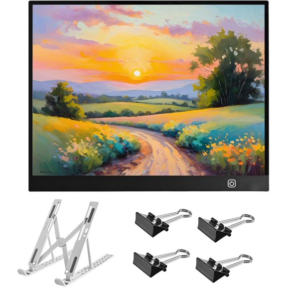 A3 LED Light Box for Tracing and Drawing - Ultra Thin Adjustable Light Table, USB Trace Light UP Pad Screen, Small Copy Board Tracer for Kids Artists, Sketching, Stenciling, and Art Crafting.