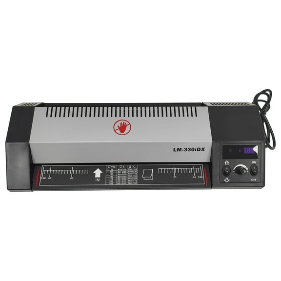 A3 Laminator Hot&Cold Laminating Machine 110V 4 Rolls Metal Laminating Machine
