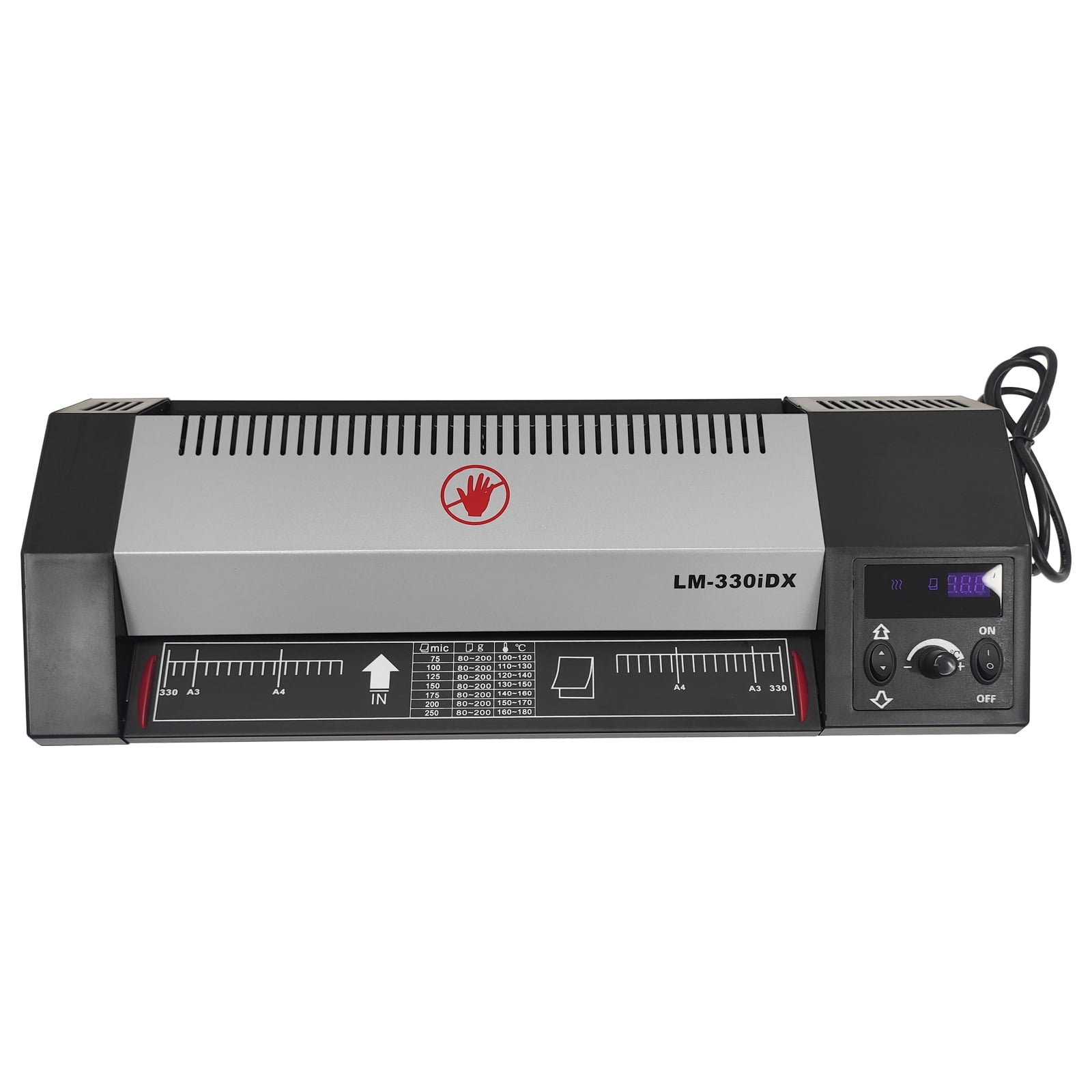 A3 Laminator Hot&Cold Laminating Machine 4 Roll Pouch Film Laminating Machine 13"
