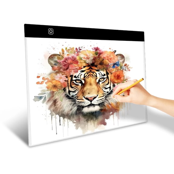 A3 Led Drawing Copy Pad Three Level Dimmable Led Light Pad Drawing Board Tracing Light Box Game Learning Educational Auxiliary Tools USB For Artist Animation Sketch Architecture Painting Board