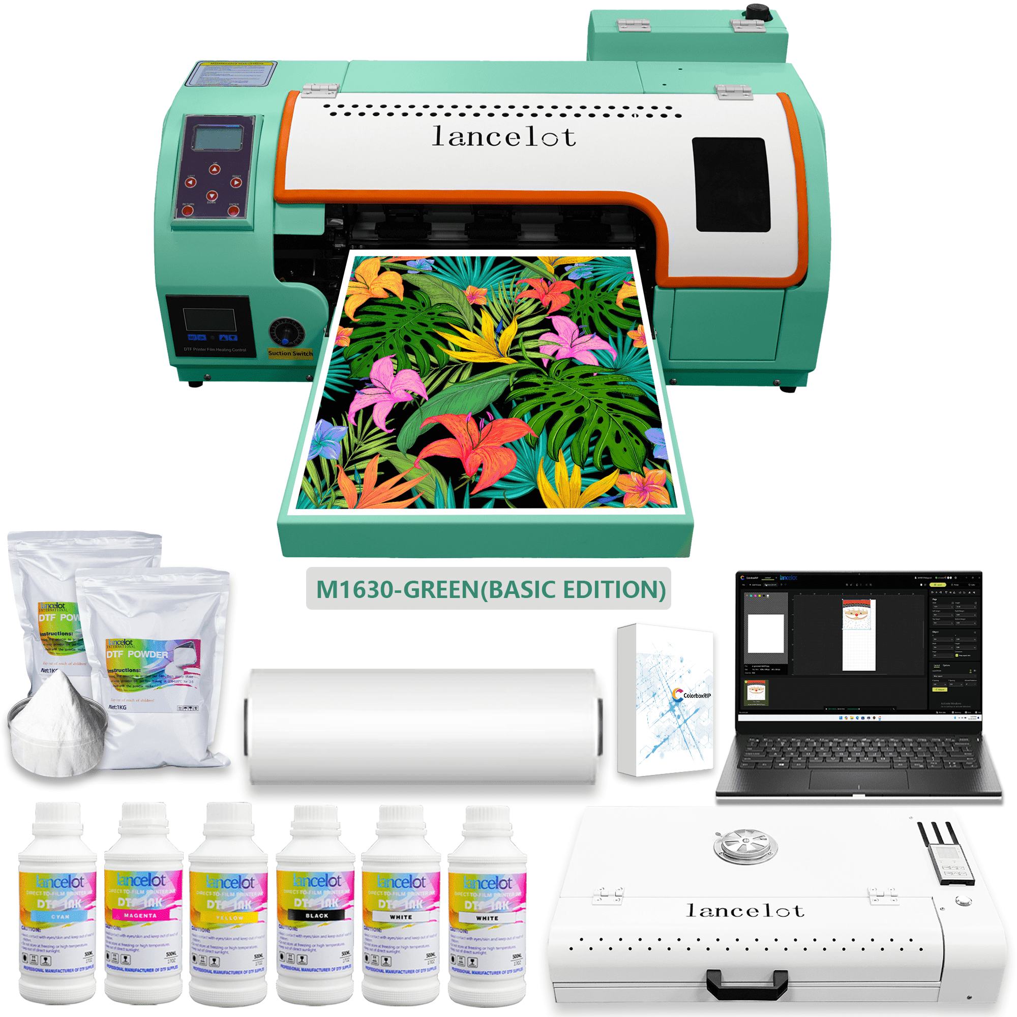 Green Rpinter Lancelot A3 M1630 Green DTF Printer Kit with Australia | Ubuy