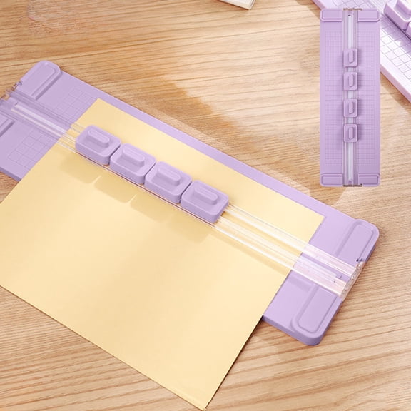 A3 Paper Cutter Rotary Trimmer Scoring Tool 4 Blade Heads for Straight Cutting Wavy Dashed Crease Craft Photo Paper Office School Scrapbooking Card Making Alignment Guide Safety Press Cutter Pro Set