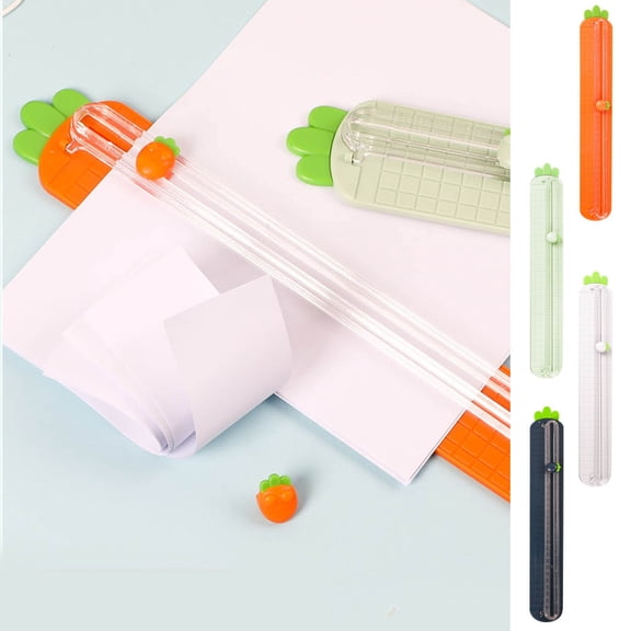 A3 Paper Trimmer - Precision Carrot-Shaped Photo Cutter with Metal Blade for Office/Craft Projects
