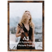 A3 Picture Frame 29.7 x 42 cm Single Pack, Vintage Style, Perfect for Hanging on Walls in Living Rooms, Bedrooms, Offices, or Hallways.