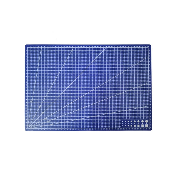 A3 Self Healing Cutting Mat, Double Sided PVC Cutting Pad 45x30cm for Leather Craft DIY and Student Projects