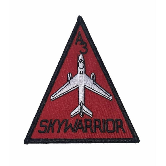 A-3 Skywarrior Red Triangle Patch – Plastic Backing