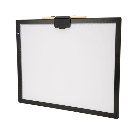 A3 Tracing Light Box LED Light Pad - Professional 18.5" x 13.8" (47.0 x 35.1 cm) Drawing Board with 6-Level Stepless Dimming and Magnet Clips for Rhinestone Painting and Sketching