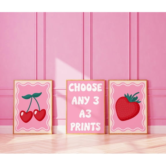 A3 Wall Art Prints Mix And Match Bundle Choose Your Own, Poster Only