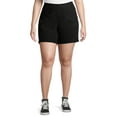 thumbnail image 1 of A3 Women's Plus Size Elastic Waistband 7 Inch Pull On Shorts, 1 of 6