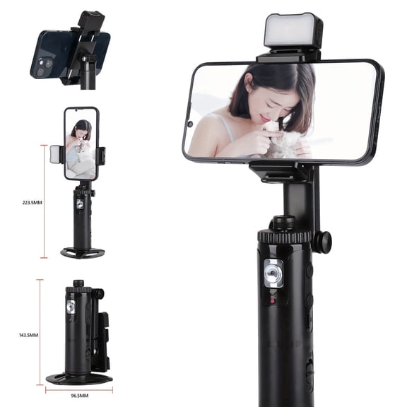 A300 AI Gimbal Stabilizer, 360 Rotation Gesture Control Portable Handheld Stabilizer for Vlogging, Video Calls and Live Streaming
