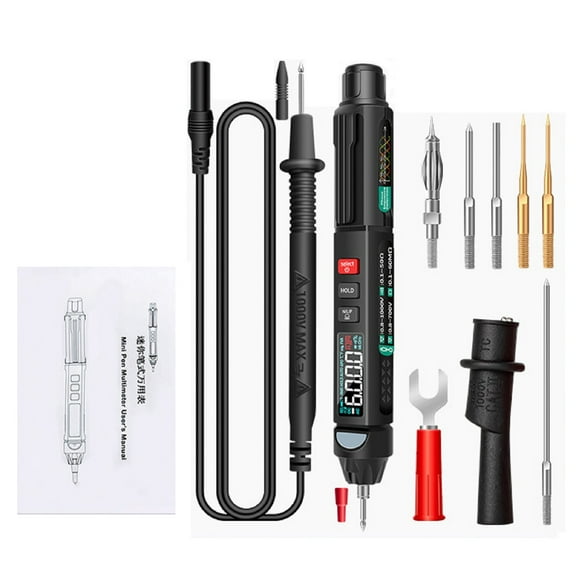 A3008 Pen Multimeter High-Precision Voltage Tester, Ncv,Phase Detection,Auto-Off