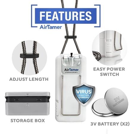 A302 Personal Purifier with Electrostatic Technology and Travel