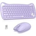 thumbnail image 1 of A3060 Wireless Keyboard and Mouse,84 Keys 2.4GHz Keyboard,Cat Mouse with 3 Adjustable DPI for PC, 1 of 5