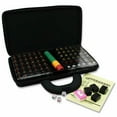 thumbnail image 1 of A32EVA-3 Chinese Numbered Large Acrylic Tile Mahjong Travel Set 144 Black majong, 1 of 6