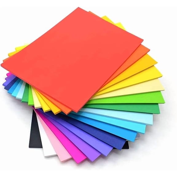 A4 100 Coloured Sheets (10 Sheets each color) Copy Printing/Art and Craft Paper