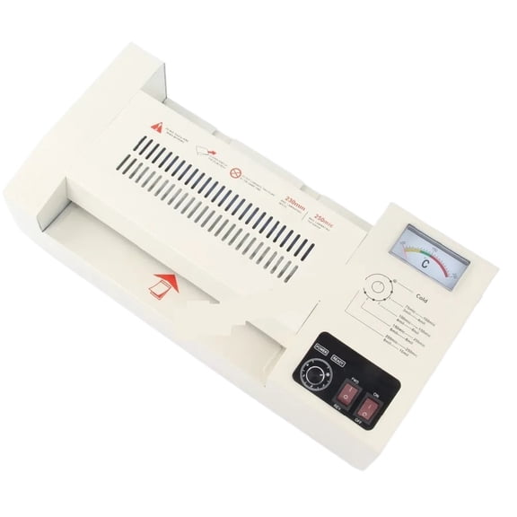 A4 230mm Hot +Cold Thermal Laminating Machine Pouch Roll Laminator Office Equipment Embossers ,Easy Operation