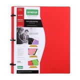 Notebokok Papper A4 3-Ring Binder File Folder with Multicolor Index Dividers, Heavy Duty ...