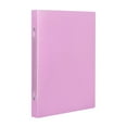 thumbnail image 1 of A4 3-Ring Binder Folder, Pvc Plastic Cover with Round Rings, Refillable Loose Leaf Notebook for Diy Scrapbooking, 1 of 6