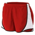 thumbnail image 1 of A4 3" Speed Short For Women in Scarlet/White | NW5341, 1 of 3