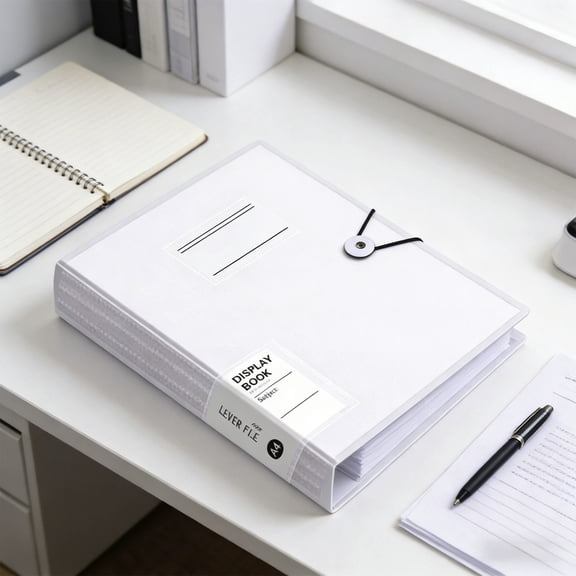 A4 30 Pockets Expanding Document Folder with Snap Closure, includes 30 transparent pockets for easy file viewing, expanding design for large document storage, durable plastic material