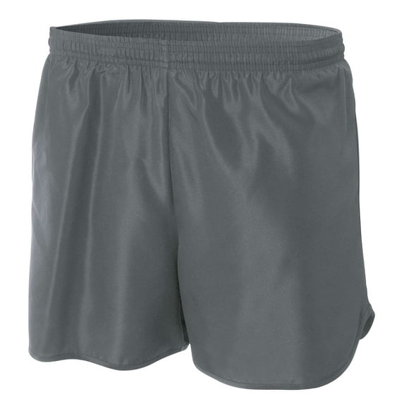 A4 4" Basic Running Short For Men in Graphite | N5344