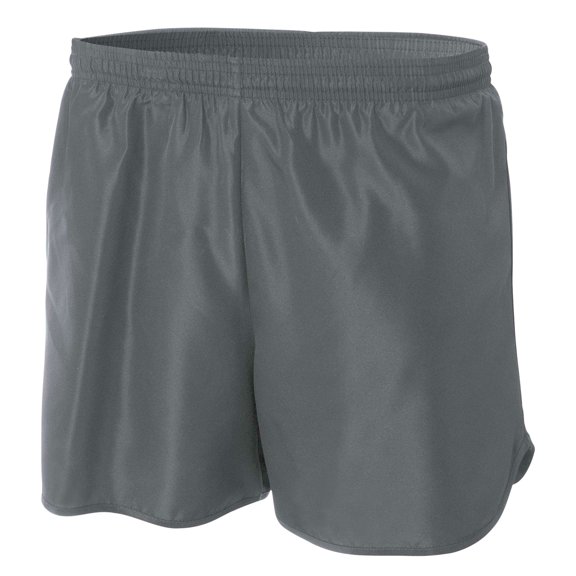 A4 4" Basic Running Short For Men in Graphite | N5344