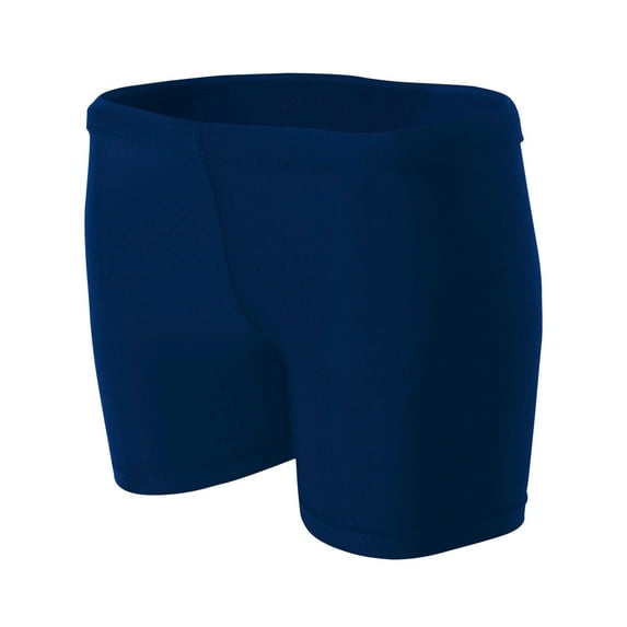 A4 4" Compression Short For Women in Navy | NW5313