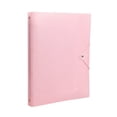 thumbnail image 1 of A4 4 Hole D Ring Loose Leaf Folder, Lightweight Office Document Organizer For Daily Archiving And Filing (Pink), 1 of 5