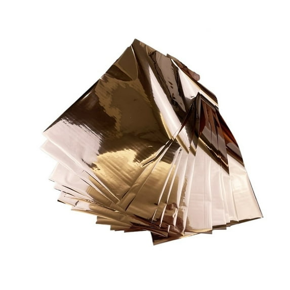A4 50PCS Gold Color Laminator Thermal Film Toner Reactive Hot Stamping Holographic Foil