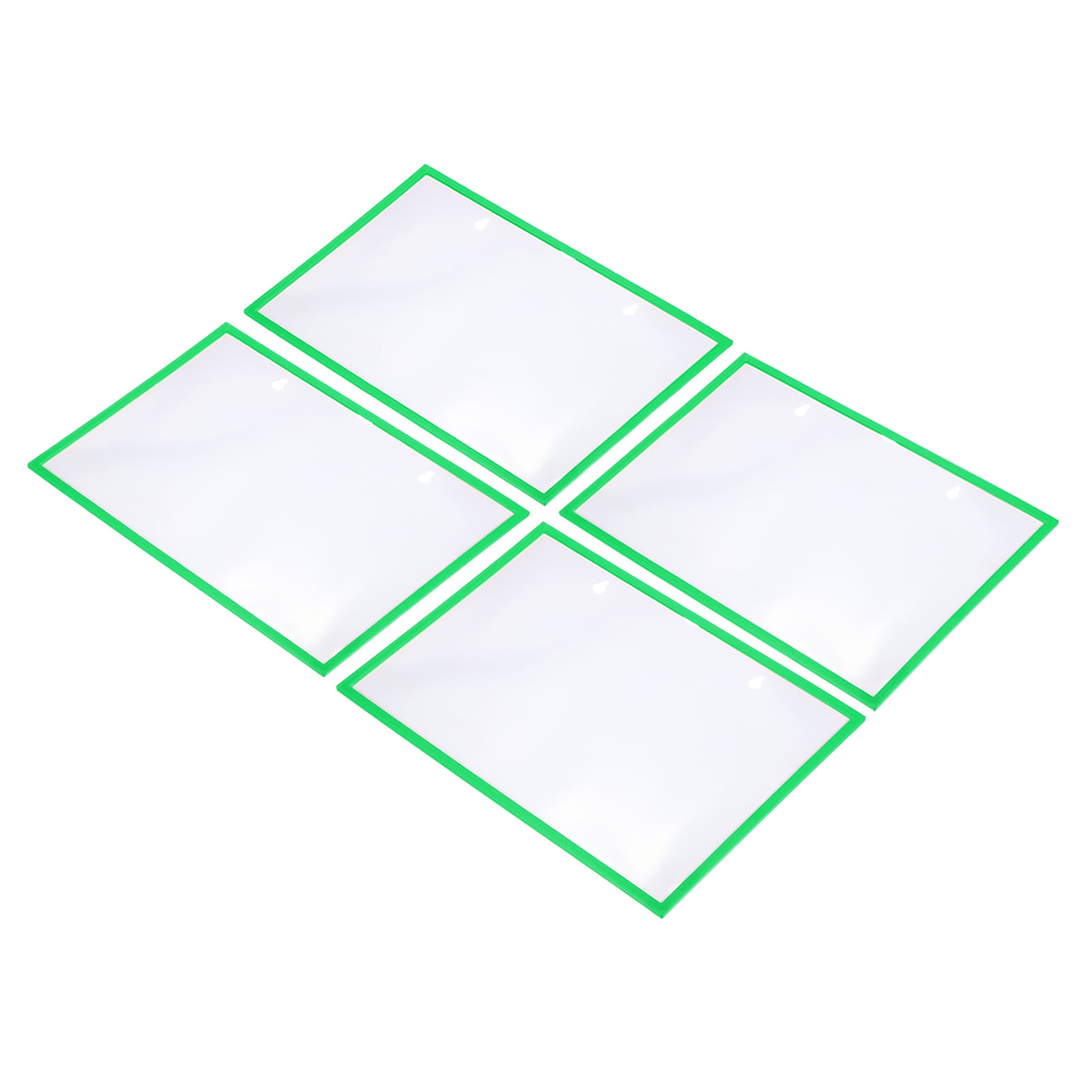 A4 8.3x11.7 Inch Magnetic Sign Holder, Display Frame for Office, Light  Green 4 Pack 