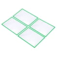 thumbnail image 1 of A4 8.3x11.7 Inch Magnetic Sign Holder, Display Frame for Office, Light Green 4 Pack, 1 of 5