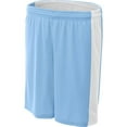 thumbnail image 1 of A4 8" Reversible Moisture Management Short For Women in Lt Blue/White | NW5284, 1 of 3