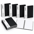 A4 8Lined Notebook 8 Pack College Ruled Spiral Writing Notebook ...