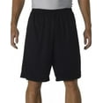 thumbnail image 1 of A4 9" Power Mesh Shorts, Black, 3X-Large, 1 of 2