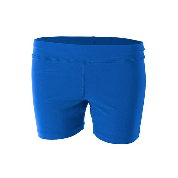 A4 A4 4" Volleyball Short Moisture Wicking to Keep Athletes Cool For Womens Color Royal Size M