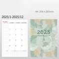 thumbnail image 1 of A4/A5 2025 Planner Notebooks Thick Paper 84 Pages Day/Week/Year Agenda Planner Notepad Multifunction Practical Datebook (B-A4), 1 of 7