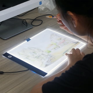 Rechargeable A4 LED Light Box, Innovative Stand and Top Clip, Light Pad for  Vinyl, Weeding Tools, Diamond Painting, Drawing Crafting Light Board for  Tracing, Sketching, HTV 