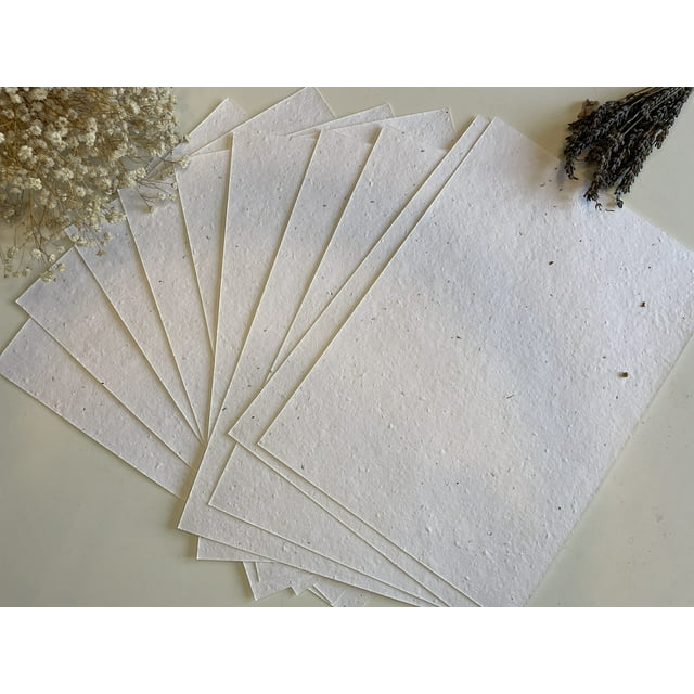A4 & A5 Plantable DHF10 Seed Paper/Card Eco Friendly Print at Home