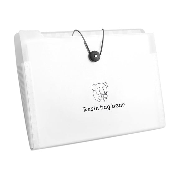 A4 Accordion File Pouch with 12 Layers, Transparent Insert for Document Sorting, Portable Organizer, for Office and Home Use for Youth and Professionals