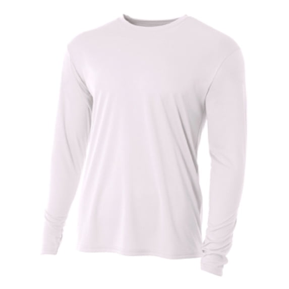 A4 Adult Long Sleeve Cooling Performance Crew N3165