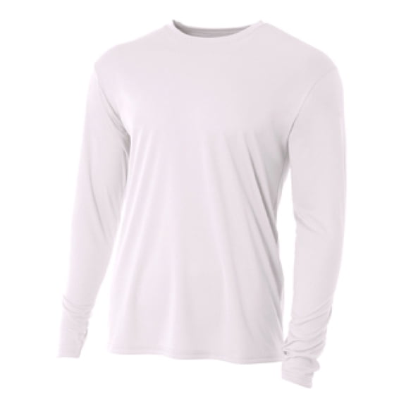 A4 Adult Long Sleeve Cooling Performance Crew N3165