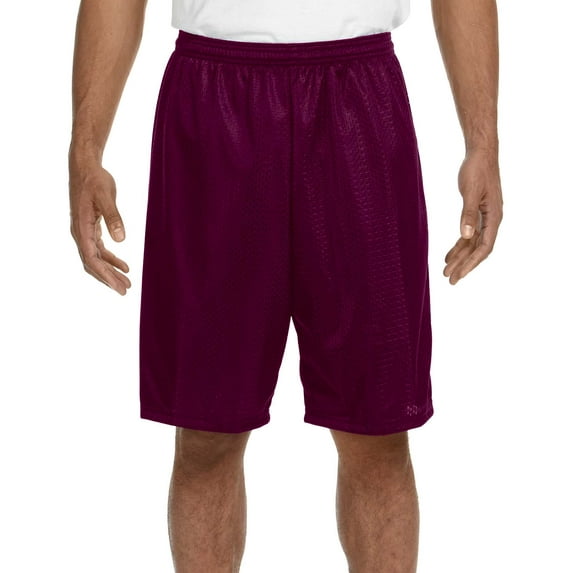 A4 Adult Nine Inch Inseam Mesh Short - N5296