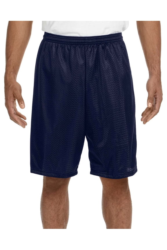 N5296 9IN LINED MESH SHORT (NAVY 4XL)