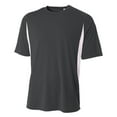 thumbnail image 1 of A4 Adult Short Sleeve Cooling Performance Color Block Tee N3181, 1 of 5