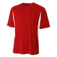 thumbnail image 1 of A4 Adult Short Sleeve Cooling Performance Color Block Tee N3181, 1 of 5