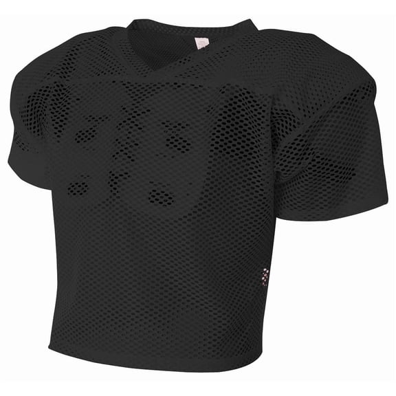 A4 All Porthole Practice Jersey For Youth Male in Black | NB4190
