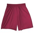 thumbnail image 1 of A4 Apparel N5244 Seven Inch Inseam Performance Short - Cardinal - Large, 1 of 2